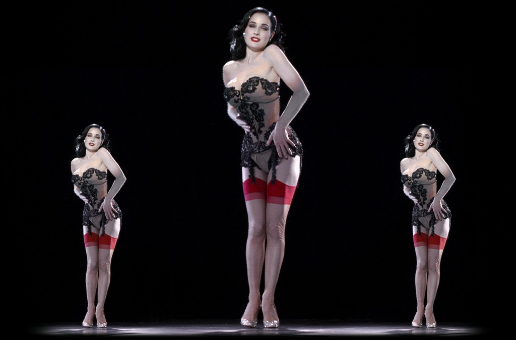Dita Von Teese Hologram