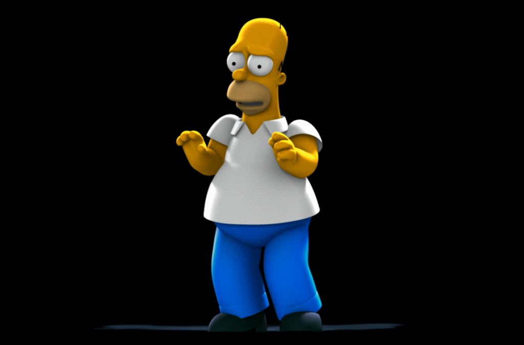Homer Simpson Hologram