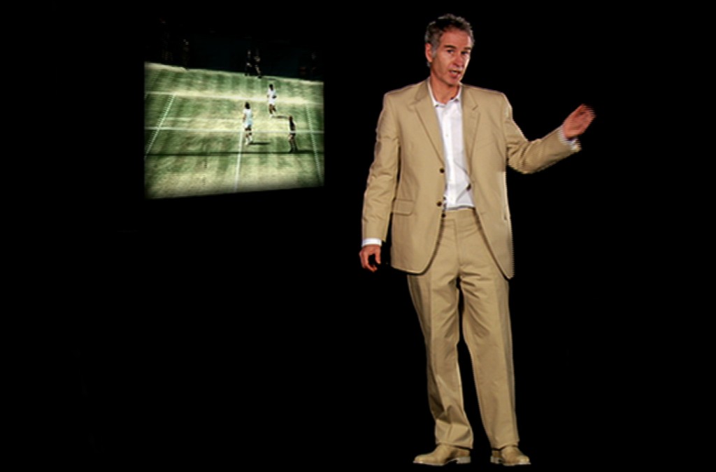 john McEnroe hologram