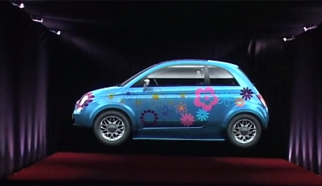 Fiat 500 hologram eyeCandy
