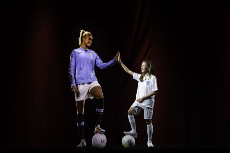 women football player image
