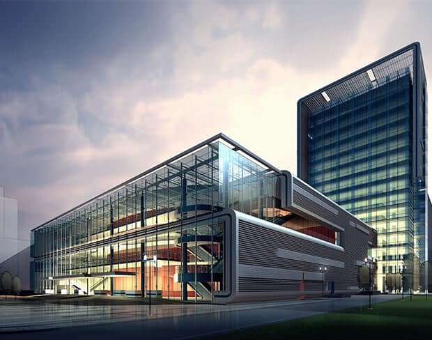 evening view of building1